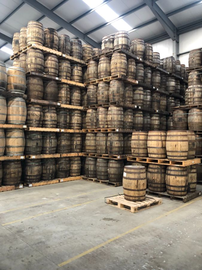 Racked casks